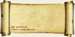 Isidora Adnađević vizit kartica